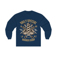 Load image into Gallery viewer, Daily Special Barber Shop Unisex Long Sleeve Tee