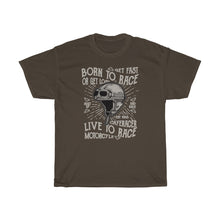Load image into Gallery viewer, Born To Race Live To Race Unisex Heavy Cotton Tee