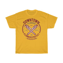 Load image into Gallery viewer, Downtown Plumbers Protect Unisex Heavy Cotton Tee
