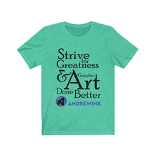 Load image into Gallery viewer, Graphic Art Andrewink Unisex Jersey Short Sleeve Tee
