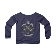 Load image into Gallery viewer, Chainsaw Masscre Women's Sponge Fleece Wide Neck Sweatshirt