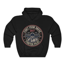 Load image into Gallery viewer, Fight From Above Fighter Pilot Unisex Heavy Blend™ Hooded Sweatshirt