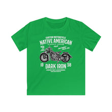 Load image into Gallery viewer, Native American 1958 Dark Iron Kids Softstyle Tee