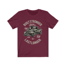 Load image into Gallery viewer, Built Stronger 1970 Last Longer Unisex Jersey Short Sleeve Tee