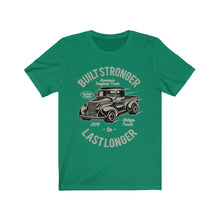 Load image into Gallery viewer, Built Stronger 1970 Last Longer Unisex Jersey Short Sleeve Tee