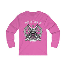 Load image into Gallery viewer, The Return Of The Silent King Women's Fitted Long Sleeve Tee