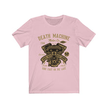 Load image into Gallery viewer, Death Machine Ride First Or Die Last Unisex Jersey Short Sleeve Tee