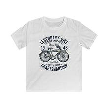 Load image into Gallery viewer, Legendary Bike 1948 Craftsmanship Kids Softstyle Tee