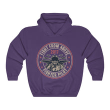 Load image into Gallery viewer, Fight From Above Fighter Pilot Unisex Heavy Blend™ Hooded Sweatshirt