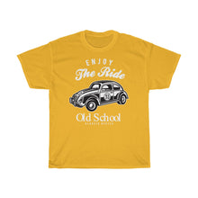Load image into Gallery viewer, Enjoy The Ride Old School Unisex Heavy Cotton Tee