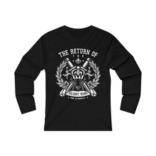 Load image into Gallery viewer, The Return Of The Silent King Women's Fitted Long Sleeve Tee