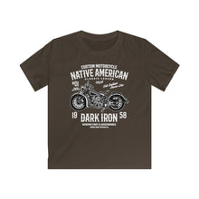 Load image into Gallery viewer, Native American 1958 Dark Iron Kids Softstyle Tee