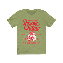 Load image into Gallery viewer, Boxing Champ 1987 Unisex Jersey Short Sleeve Tee