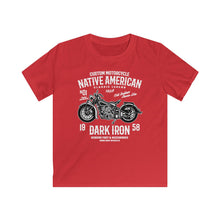 Load image into Gallery viewer, Native American 1958 Dark Iron Kids Softstyle Tee