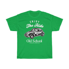 Load image into Gallery viewer, Enjoy The Ride Old School Unisex Heavy Cotton Tee