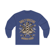 Load image into Gallery viewer, Daily Special Barber Shop Unisex Long Sleeve Tee