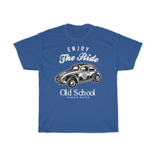 Load image into Gallery viewer, Enjoy The Ride Old School Unisex Heavy Cotton Tee