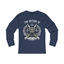 Load image into Gallery viewer, The Return Of The Silent King Women's Fitted Long Sleeve Tee