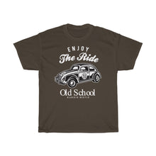 Load image into Gallery viewer, Enjoy The Ride Old School Unisex Heavy Cotton Tee