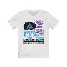 Load image into Gallery viewer, Andrewink Design How It Works Unisex Jersey Short Sleeve Tee