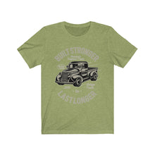 Load image into Gallery viewer, Built Stronger 1970 Last Longer Unisex Jersey Short Sleeve Tee