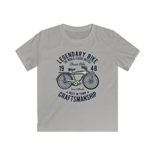 Load image into Gallery viewer, Legendary Bike 1948 Craftsmanship Kids Softstyle Tee