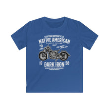 Load image into Gallery viewer, Native American 1958 Dark Iron Kids Softstyle Tee
