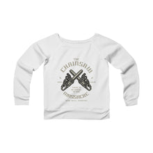 Load image into Gallery viewer, Chainsaw Masscre Women's Sponge Fleece Wide Neck Sweatshirt