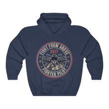 Load image into Gallery viewer, Fight From Above Fighter Pilot Unisex Heavy Blend™ Hooded Sweatshirt