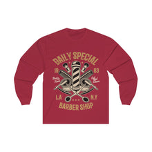 Load image into Gallery viewer, Daily Special Barber Shop Unisex Long Sleeve Tee