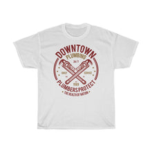 Load image into Gallery viewer, Downtown Plumbers Protect Unisex Heavy Cotton Tee