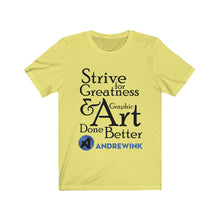 Load image into Gallery viewer, Graphic Art Andrewink Unisex Jersey Short Sleeve Tee