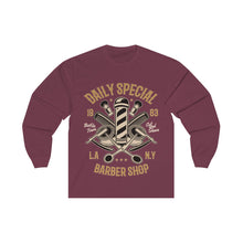Load image into Gallery viewer, Daily Special Barber Shop Unisex Long Sleeve Tee