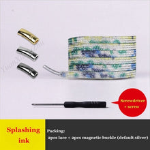 Load image into Gallery viewer, New Magnetic Shoelaces Elastic No Tie Shoe laces Flat Locking Shoelace Kids Adult Sneakers Lazy Laces One Size Fits All Shoes