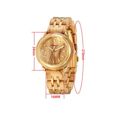 Load image into Gallery viewer, Couple Watches for Lovers Luxury Wood Watch Mens Fashion Wooden Women Dress Clocks Gifts for Valentine's Day Relogio de casal