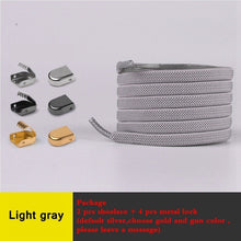 Load image into Gallery viewer, 1 Pair No Tie Shoe laces Elastic Shoelaces Outdoor Leisure Sneakers Quick Safety Flat Shoelace Kids And Adult Unisex Lazy laces