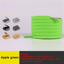 Load image into Gallery viewer, 1 Pair No Tie Shoe laces Elastic Shoelaces Outdoor Leisure Sneakers Quick Safety Flat Shoelace Kids And Adult Unisex Lazy laces