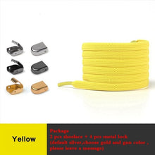 Load image into Gallery viewer, 1 Pair No Tie Shoe laces Elastic Shoelaces Outdoor Leisure Sneakers Quick Safety Flat Shoelace Kids And Adult Unisex Lazy laces