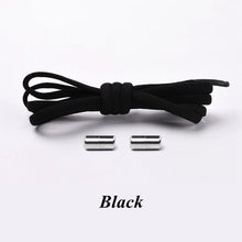 Load image into Gallery viewer, 1Pair Elastic Locking Shoelaces Semicircle Shoelace Sneakers Shoe laces Quick No Tie Shoelace Kids Adult Shoes lace 21colors