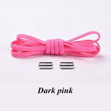 Load image into Gallery viewer, 1Pair Elastic Locking Shoelaces Semicircle Shoelace Sneakers Shoe laces Quick No Tie Shoelace Kids Adult Shoes lace 21colors