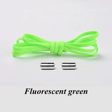 Load image into Gallery viewer, 1Pair Elastic Locking Shoelaces Semicircle Shoelace Sneakers Shoe laces Quick No Tie Shoelace Kids Adult Shoes lace 21colors