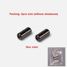 Load image into Gallery viewer, 1Pair Elastic Locking Shoelaces Semicircle Shoelace Sneakers Shoe laces Quick No Tie Shoelace Kids Adult Shoes lace 21colors