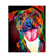 Load image into Gallery viewer, SDOYUNO 40x50cm Pop Style Frameless DIY Painting By Numbers Colorful Dog Pictures By Numbers On Canvas Animals Home Decoration