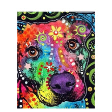 Load image into Gallery viewer, SDOYUNO 40x50cm Pop Style Frameless DIY Painting By Numbers Colorful Dog Pictures By Numbers On Canvas Animals Home Decoration