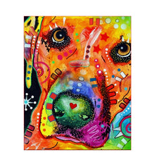 Load image into Gallery viewer, SDOYUNO 40x50cm Pop Style Frameless DIY Painting By Numbers Colorful Dog Pictures By Numbers On Canvas Animals Home Decoration
