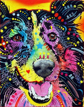 Load image into Gallery viewer, SDOYUNO 40x50cm Pop Style Frameless DIY Painting By Numbers Colorful Dog Pictures By Numbers On Canvas Animals Home Decoration