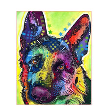 Load image into Gallery viewer, SDOYUNO 40x50cm Pop Style Frameless DIY Painting By Numbers Colorful Dog Pictures By Numbers On Canvas Animals Home Decoration