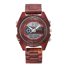 Load image into Gallery viewer, Shifenmei Wood Watch Men Military Sport Wristwatch Mens Quartz Watches Top Brand Luxury Wooden Watch Male Relogio Masculino 2020