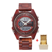 Load image into Gallery viewer, Shifenmei Wood Watch Men Military Sport Wristwatch Mens Quartz Watches Top Brand Luxury Wooden Watch Male Relogio Masculino 2020