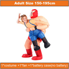 Load image into Gallery viewer, Inflatable Costumes Dinosaur Flamingo Horse Cosplay Halloween Costume Duck Cock Festival Mascot Party Role Play Disfraz Adult